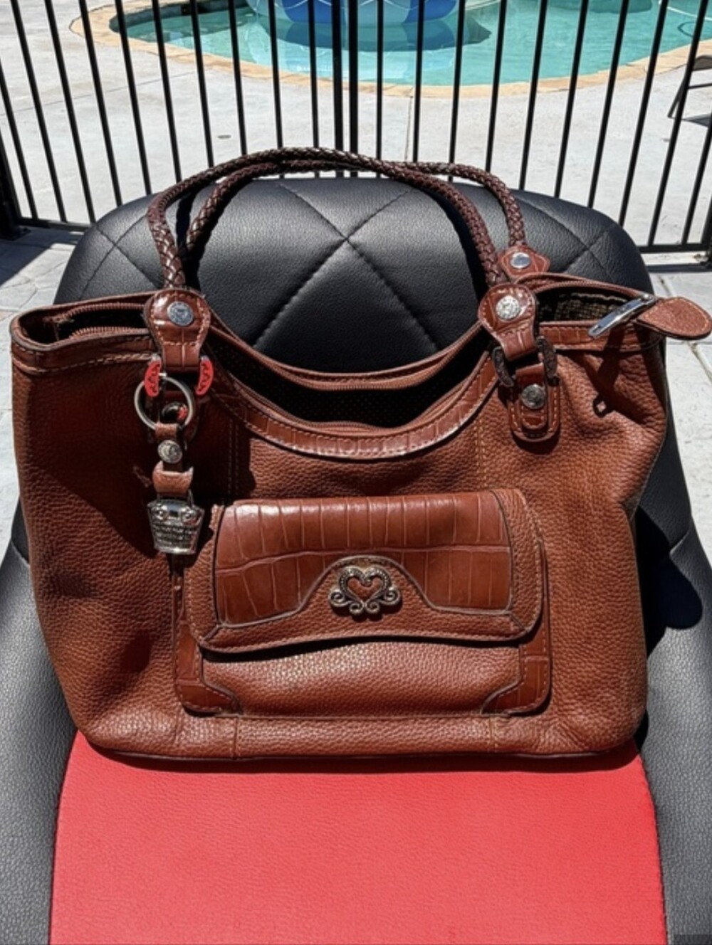 Brighton Brown Leather Shoulder Bag